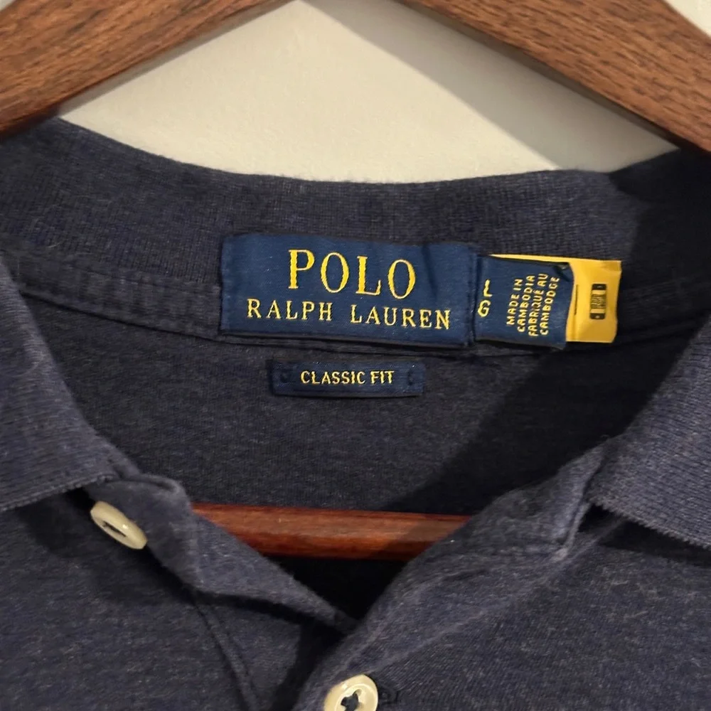 Ralph Lauren Men's Navy Soft Cotton Polo Shirt - All Fits